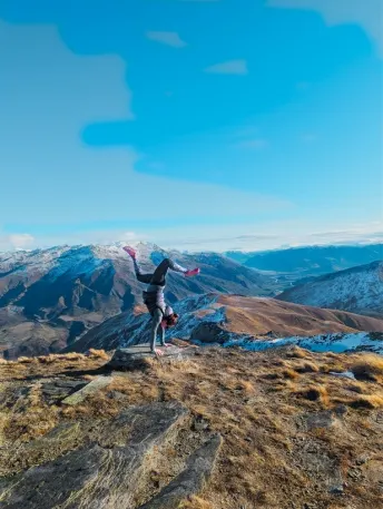 Hiking Rocky Mountain Track
